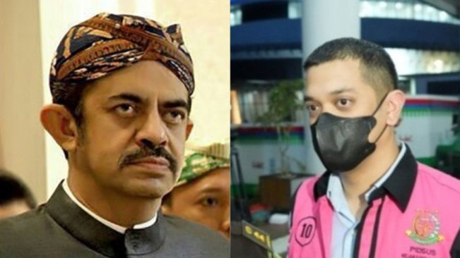 Riza Chalid dan anaknya. [Istimewa]